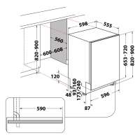 BAUKNECHT B2I HKD526 A VOLLINTEGRIERTER GESCHIRRSPÜLER: 60 CM